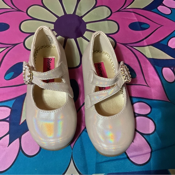 Rachel Shoes Irridescent Mary Jane shoes size 6 toddler - Picture 2 of 3